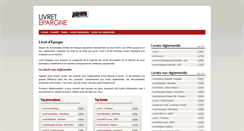 Desktop Screenshot of livret-epargne.org