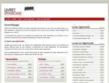 Tablet Screenshot of livret-epargne.org